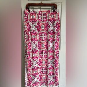 Aztec Print Maxi Skirt- Large